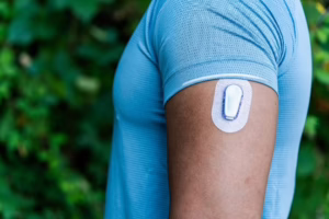 Example of a smart patch wearable featured in MEDICA 2025 discussions